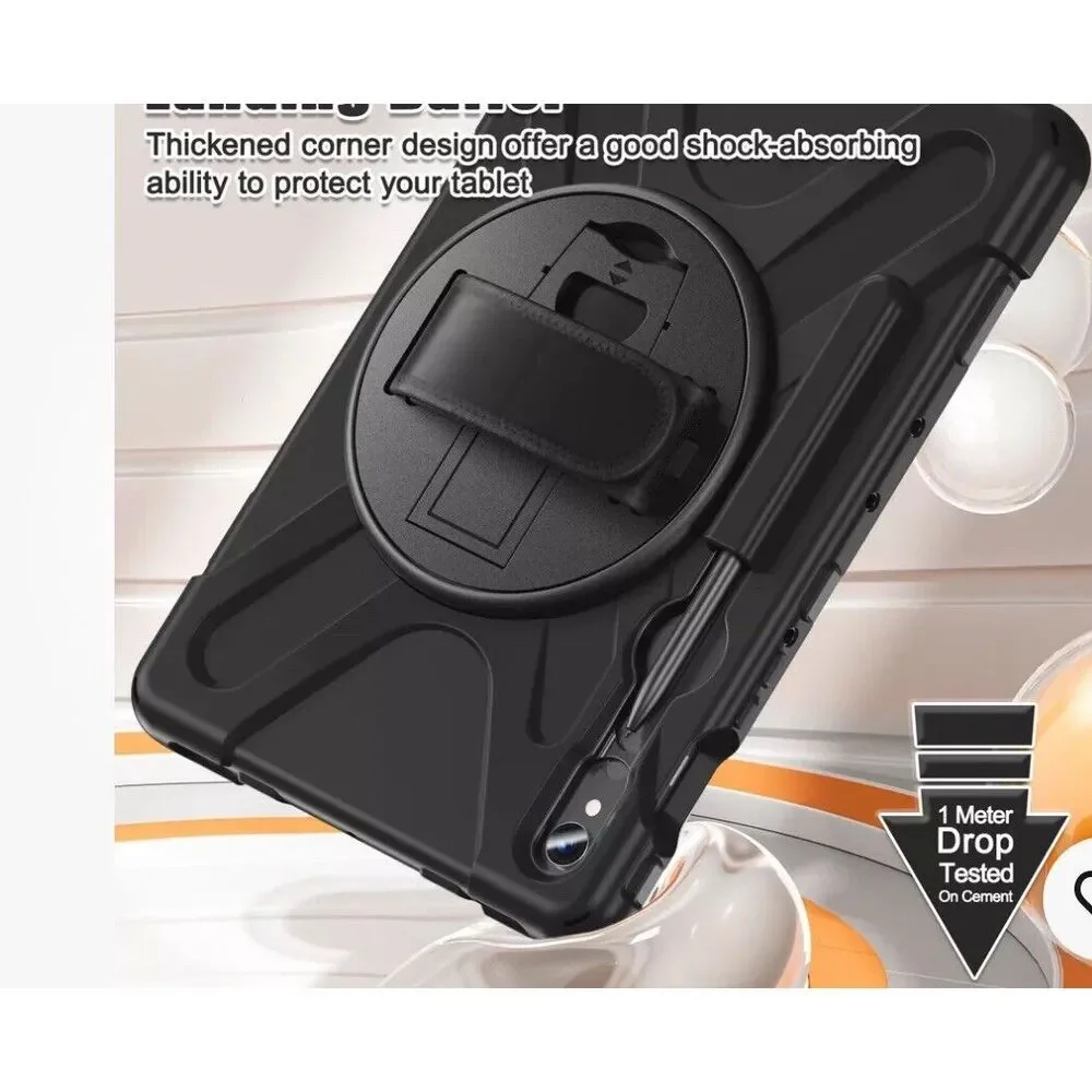 For Samsung Galaxy Tab S9 Plus 12.4 Rotating Shockproof Carry Tablet‎ Case